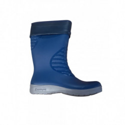 Bota de goma azul
